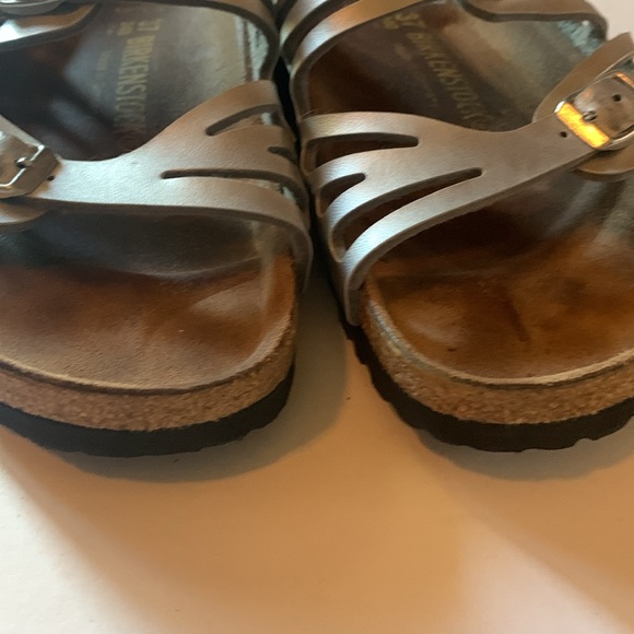 Birkenstock Silver Granada Sandals 37 - Picture 10 of 10